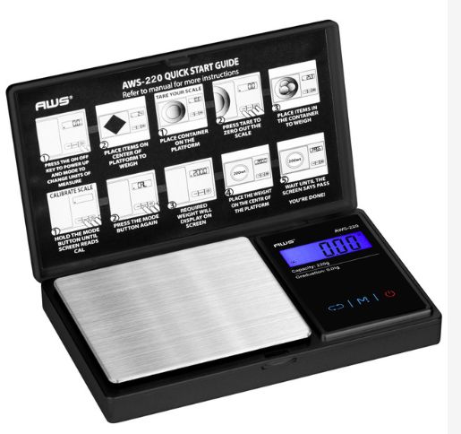 AWS SCALE AWS-220- 220gx0.01g BLACK