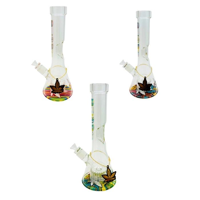 766129865875ALEAF THE ESSENTIAL WATERPIPE 8" BEAKER AL1033 PINK