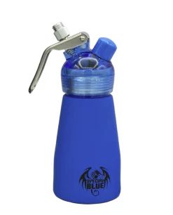 SPECIAL BLUE CREAM DISPENSER ALUMINIUM BLUE 1/4 LITER