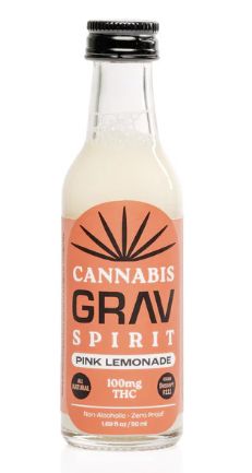 GRAV CANNABIS SPIRIT 50ML 100MG THC PINK LEMONADE
