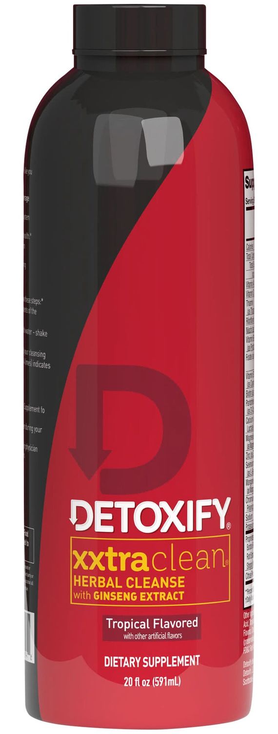 DETOXIFY XXTRA CLEAN 20oz W/GINSENG EXTRACT TROPICAL FRUIT