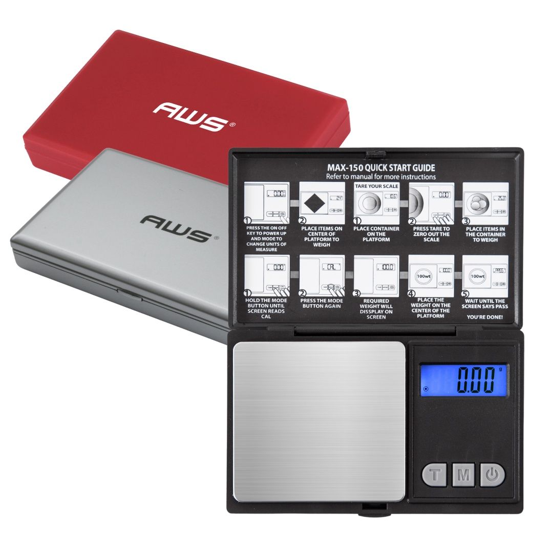 AWS SCALE MAX-150-CF 150x0.01g BLACK
