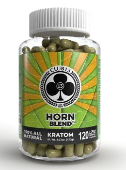 CLUB 13 HORN BLEND KRATOM 120GM