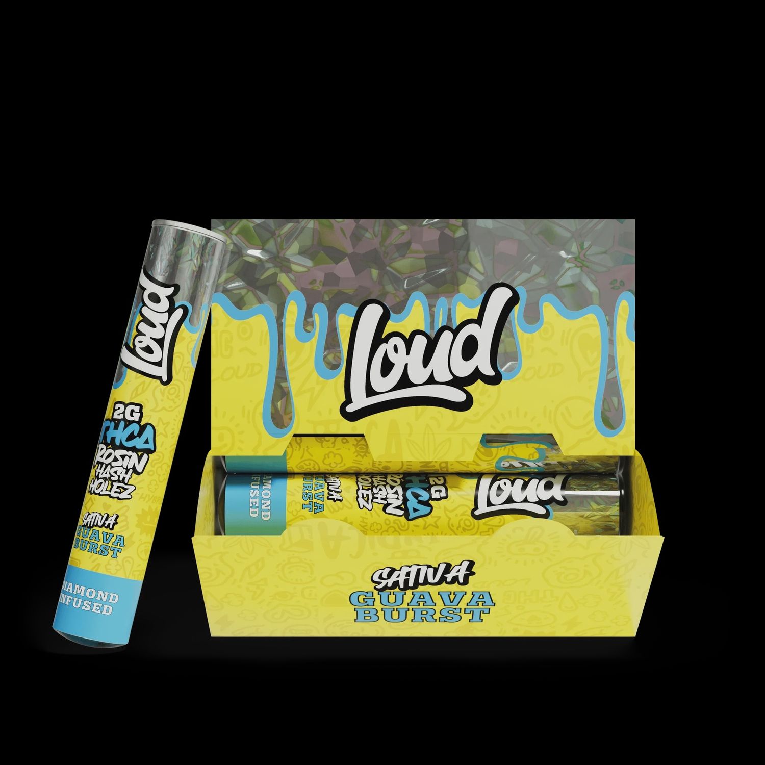 Loud Rosin hash holes 2G 20ct - GUAVA BURST