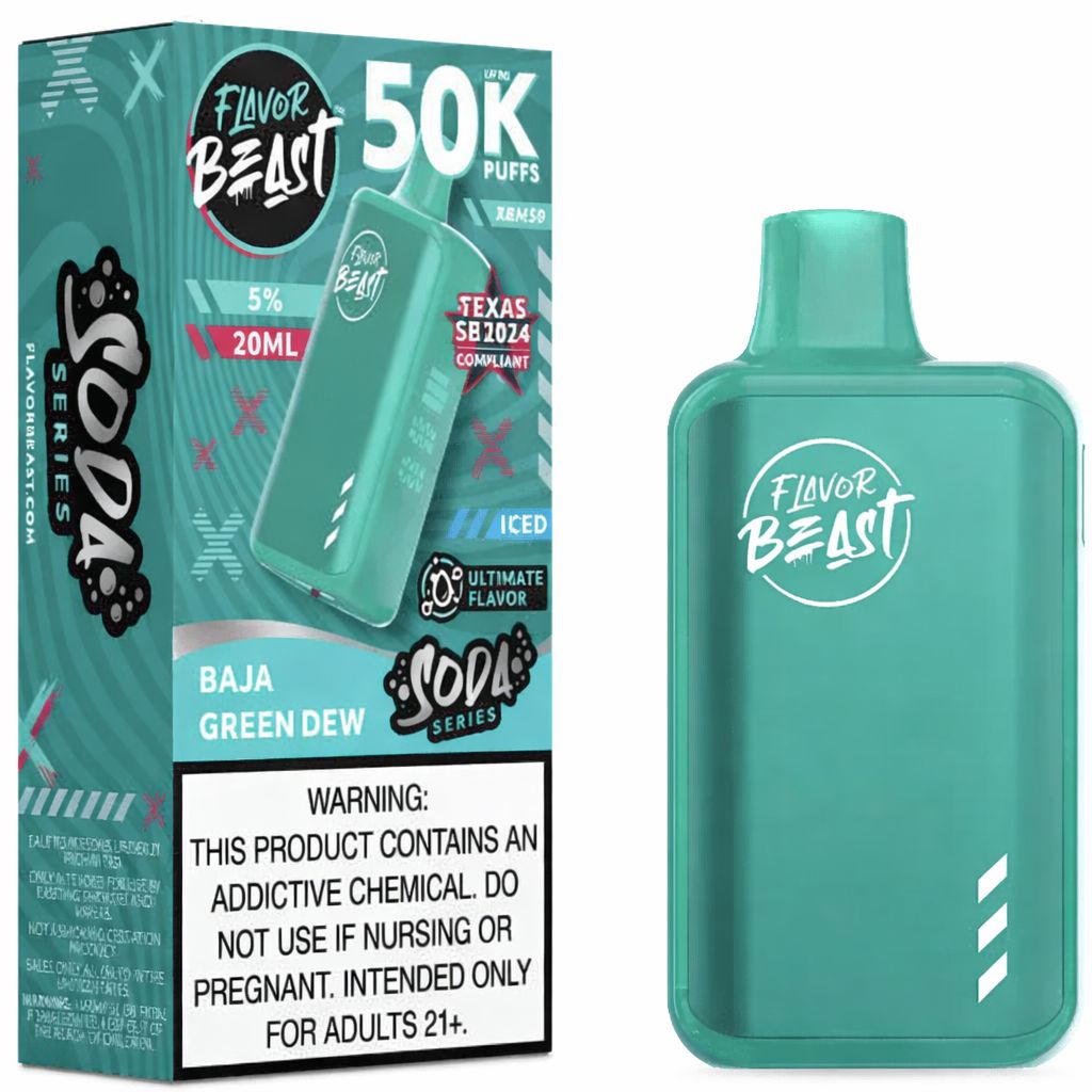 FLAVOR BEAST SODA SERIES BAJA GREEN DEW
