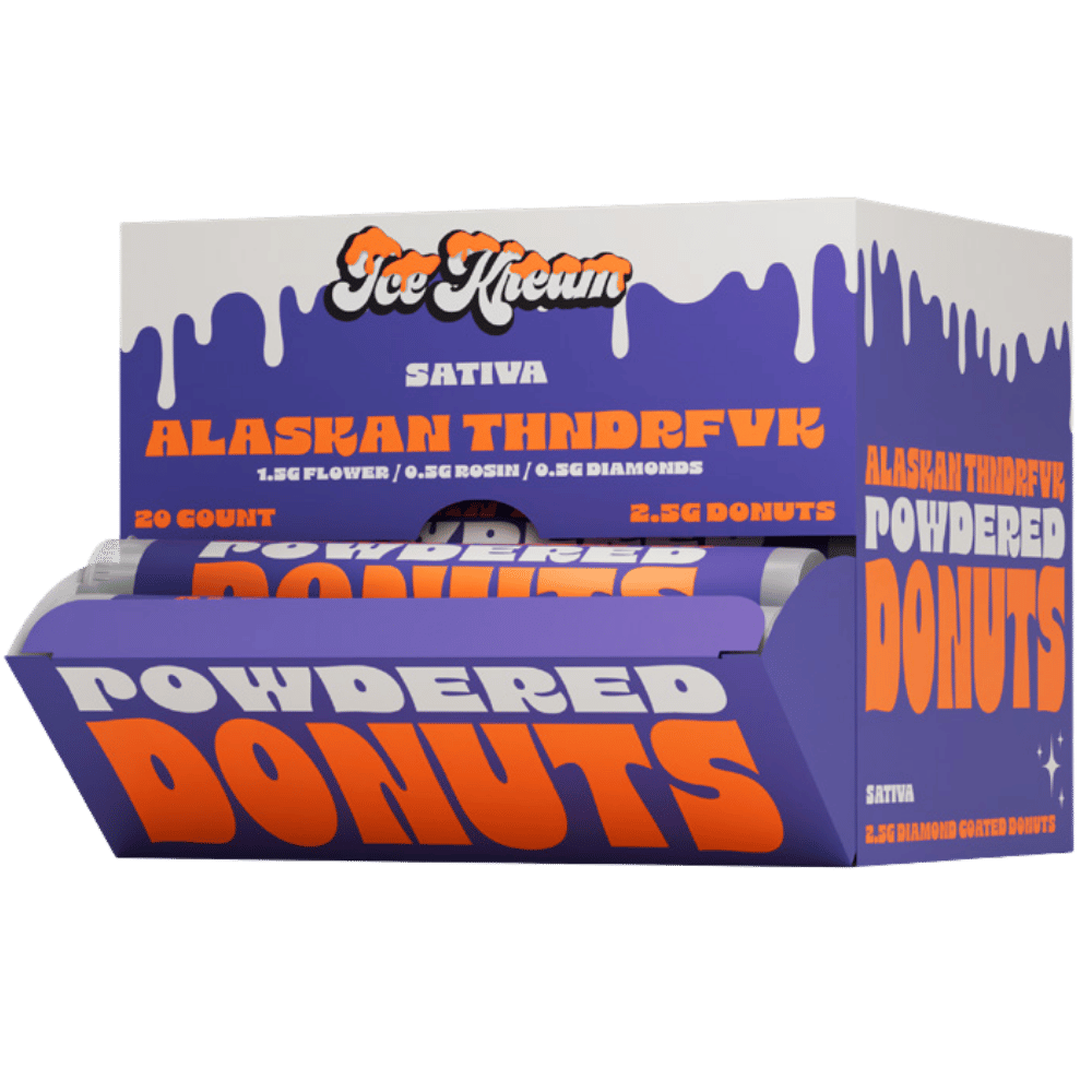 ICE KREAM ALASKAN THNDRFVK POWDERED  DONUTS 2.5g