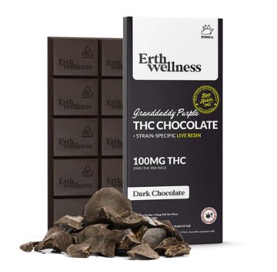 ERTH WELLNESS THC DARK CHOCOLATE