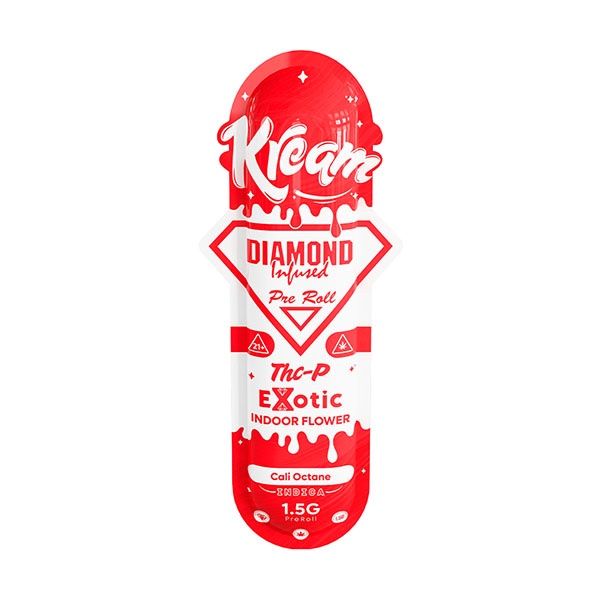 KREAM THC-P EXOTIC DIAMOND INFUSED 1.5G PRE ROLLS 40CT/BOX | CALI OCTANE (I)