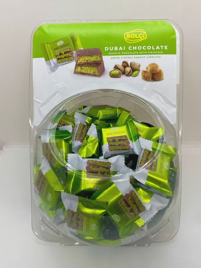 BOLCI DUBAI CHOCOLATE 125PCS/BOX 16G/BAR