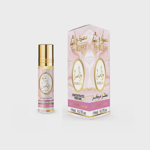 MUSKY BODY OIL 6ML ROLL ON BY DAMAS ROSE 6CT/PK WANASA