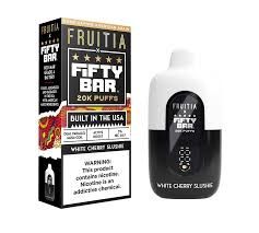 FIFTY BAR FRUITIA WHITE CHERRY SLUSHIE