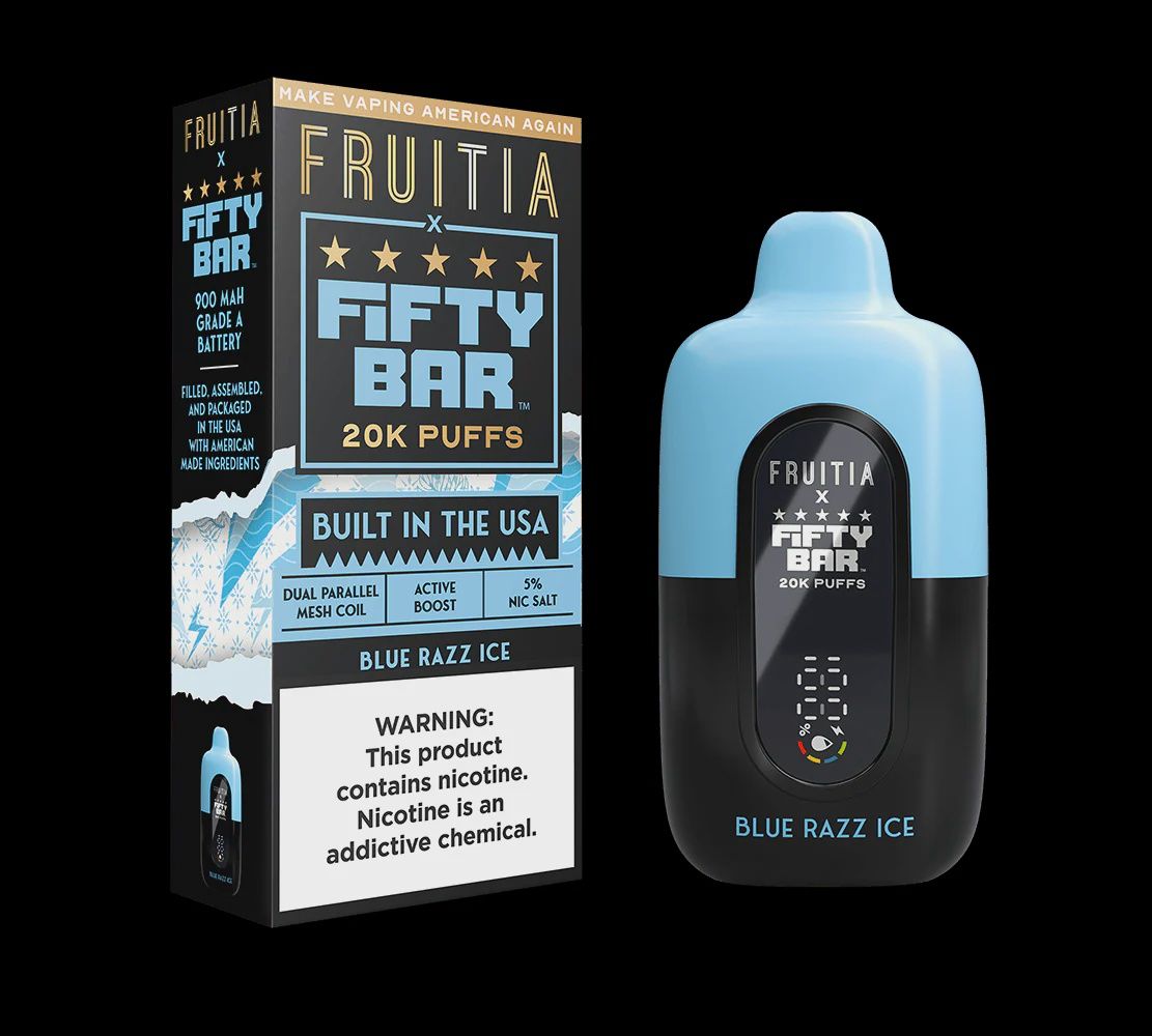 FIFTY BAR BLU RAZZ ICE