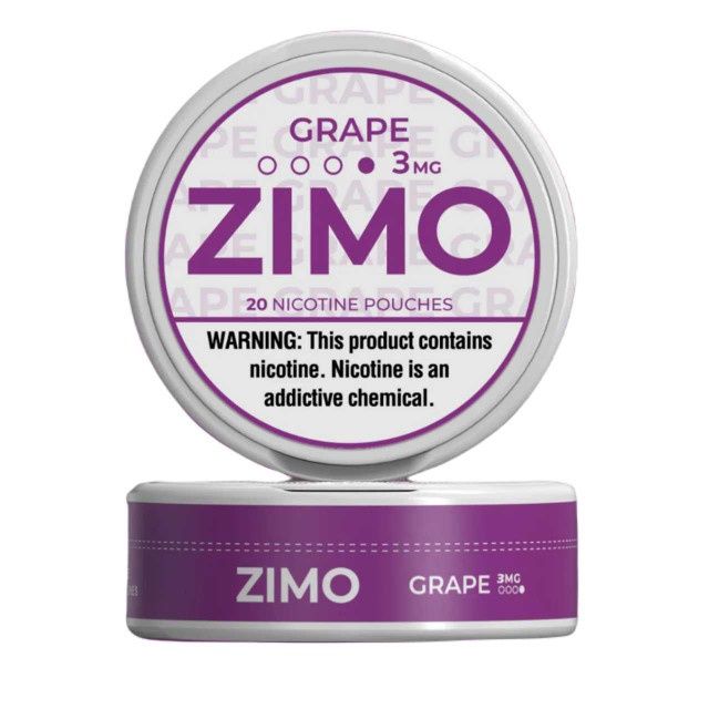 ZIMO NICOTINE POUCHES 5 PACKS 3MG | GRAPE