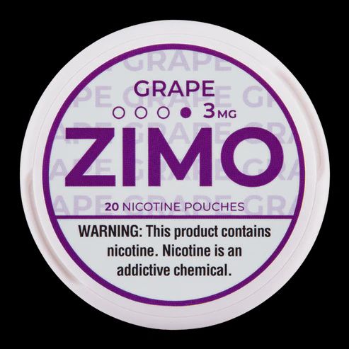 ZIMO NICOTINE POUCHES 5 PACKS 3MG | GRAPE
