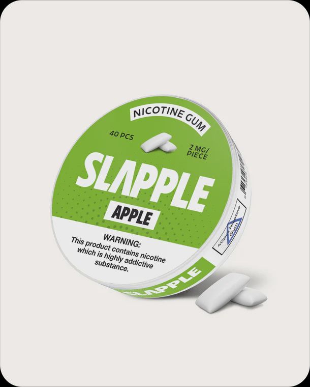 SLAPPLE 2MG NICOTINE GUM 5PK | APPLE