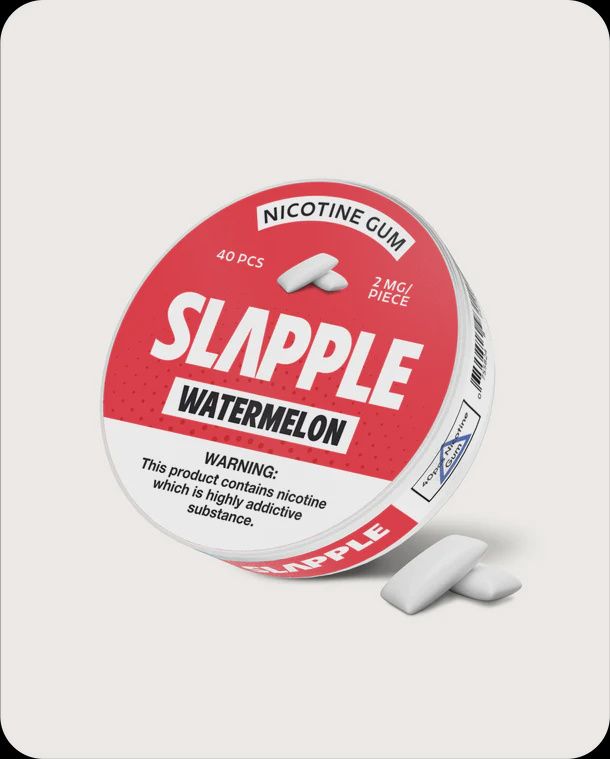 SLAPPLE 2MG NICOTINE GUM 5PK | WATERMELON