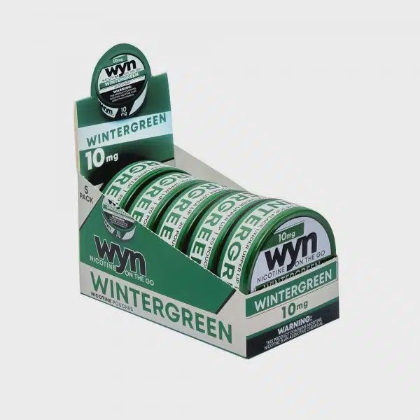WYN NICOTINE POUCHES 5 pack 10MG | WINTERGREEN