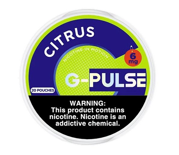 G-PULSE 6MG NICOTINE POUCHES 5PK | WINTERGREEN