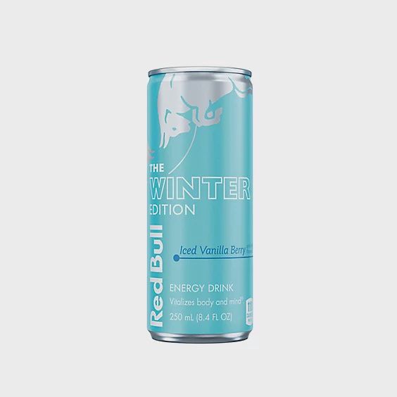 THE ICED VANILLA BERRY RED BULL ENERGY DRINK 8oz
