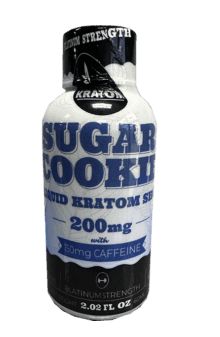 SUGAR COOKIE LIQUID KRATOM SHOT 200MG EITH 150MG CAFFEINE