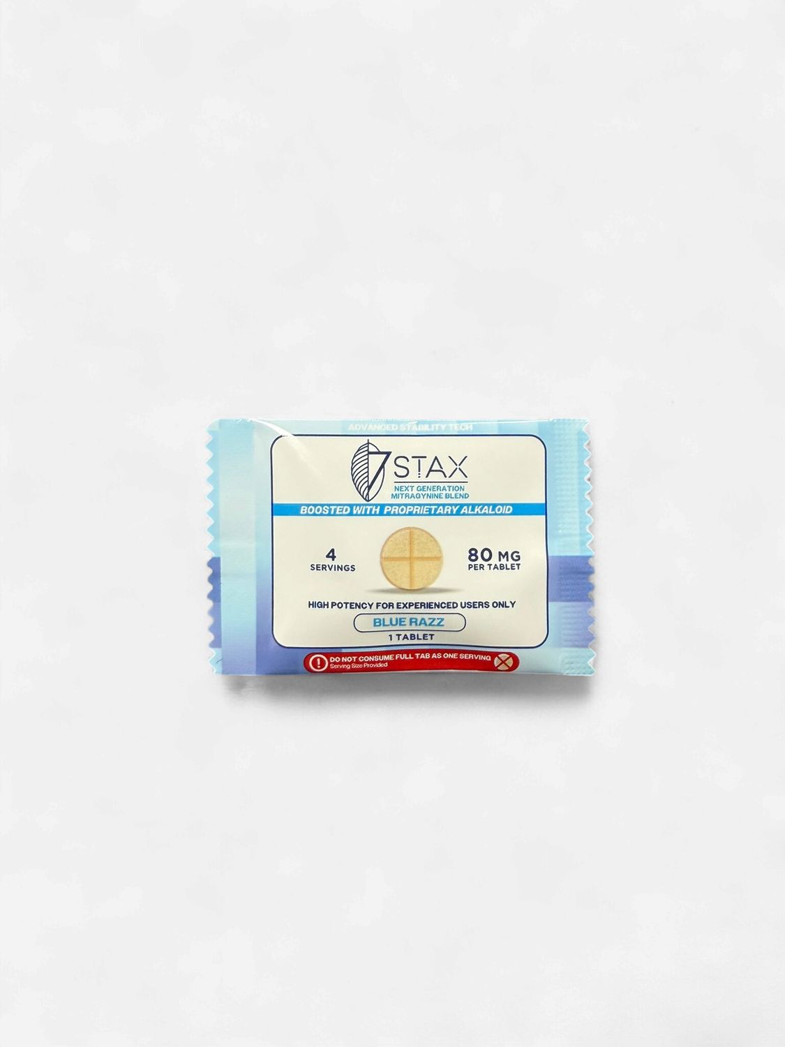 7 STAX BLUE RAZZ 80 MG