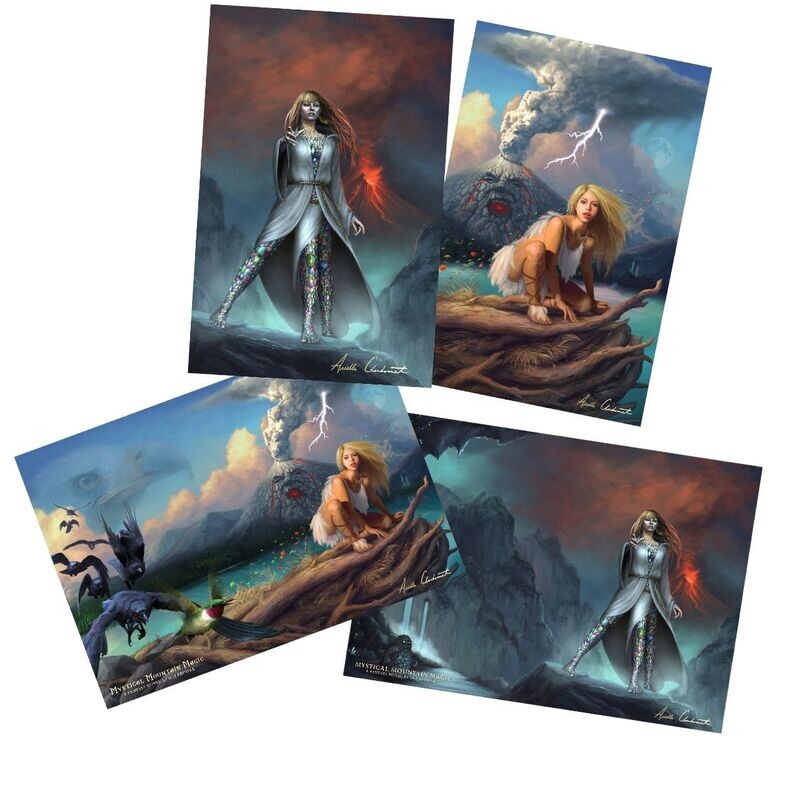 Four Artistic Book Posters