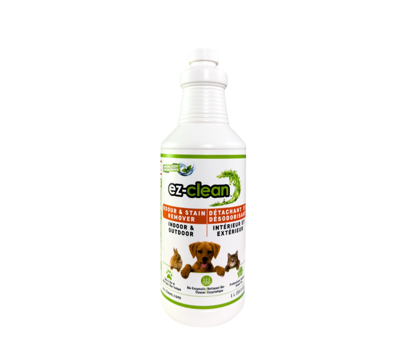 Ez-Clean Concentrated Bioenzyme, Indoor/Outdoor Odour Remover (1 Litre Refill)