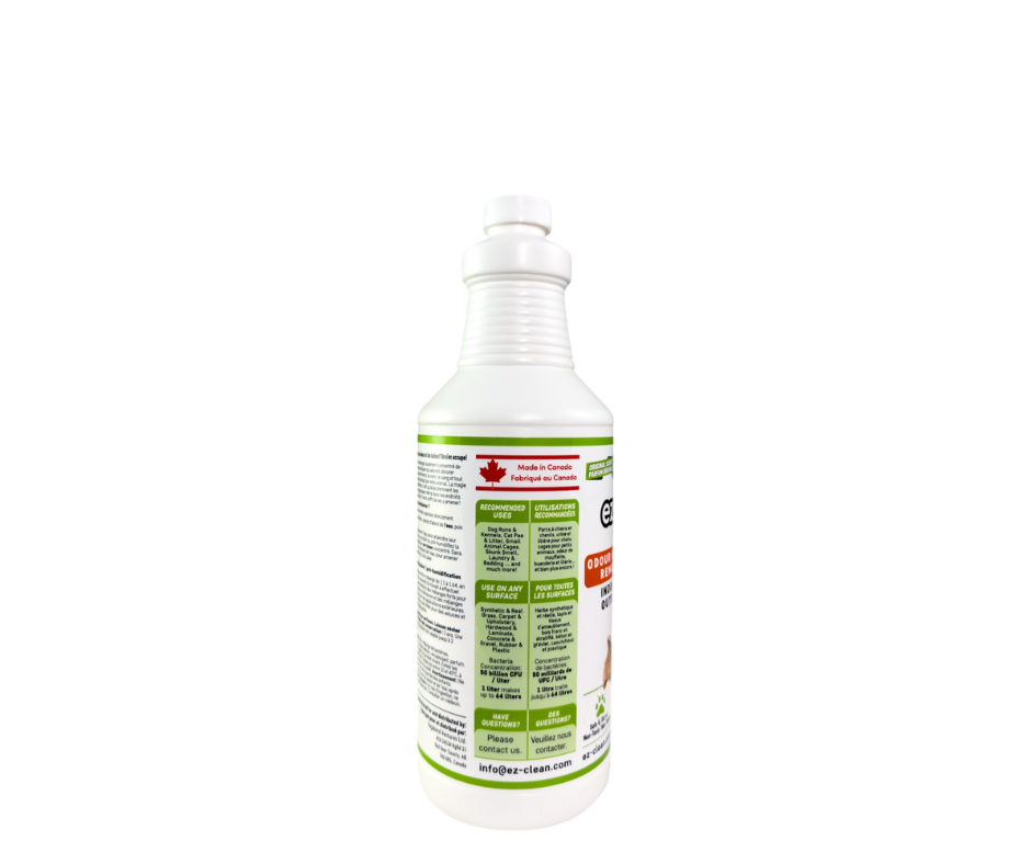 Ez-Clean Concentrated Bioenzyme, Indoor/Outdoor Odour Remover (1 Litre Refill)