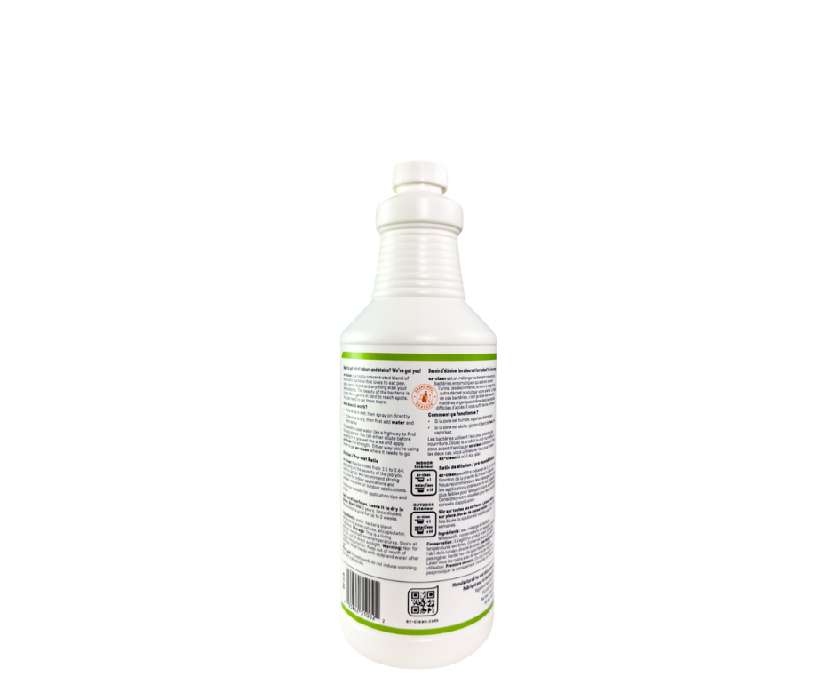Ez-Clean Concentrated Bioenzyme, Indoor/Outdoor Odour Remover (1 Litre Refill)
