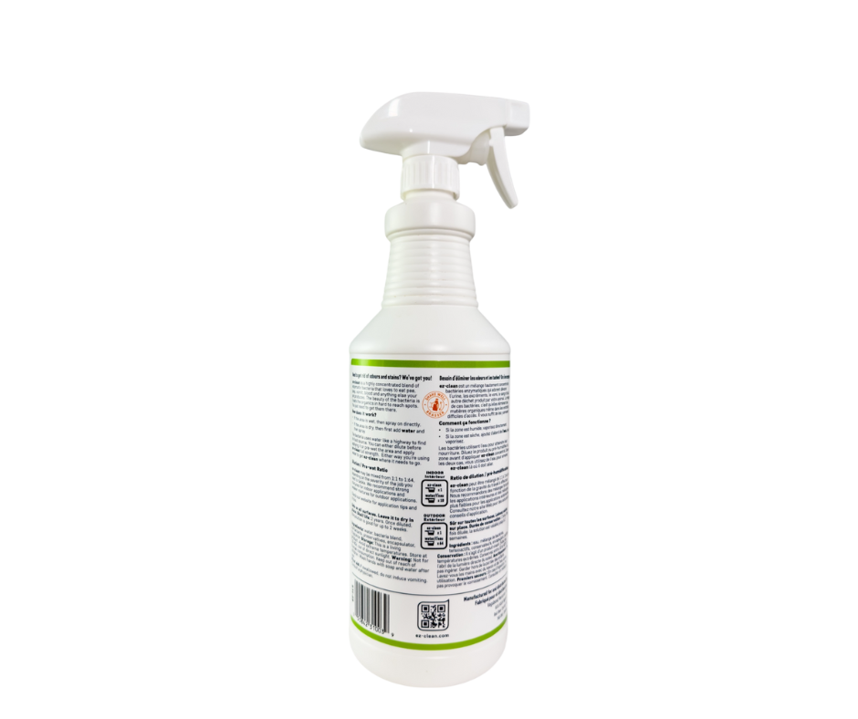 Ez-Clean Concentrated Bioenzyme, Indoor/Outdoor Odour Remover (1 L Spray)