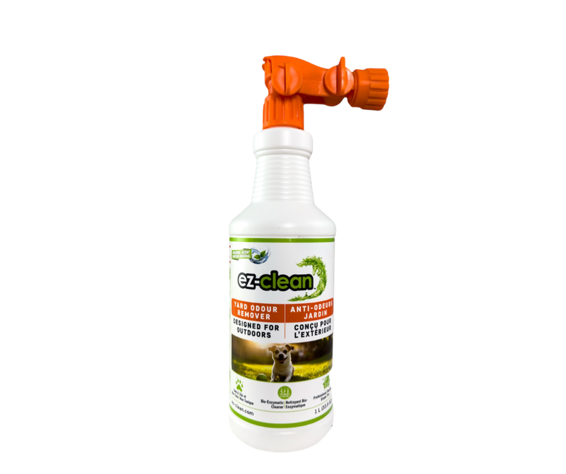 Ez-Clean Concentrated Bioenzyme, Indoor/Outdoor Odour Remover &quot;HOSER&quot; (1 L Spray With Hose Attachment)