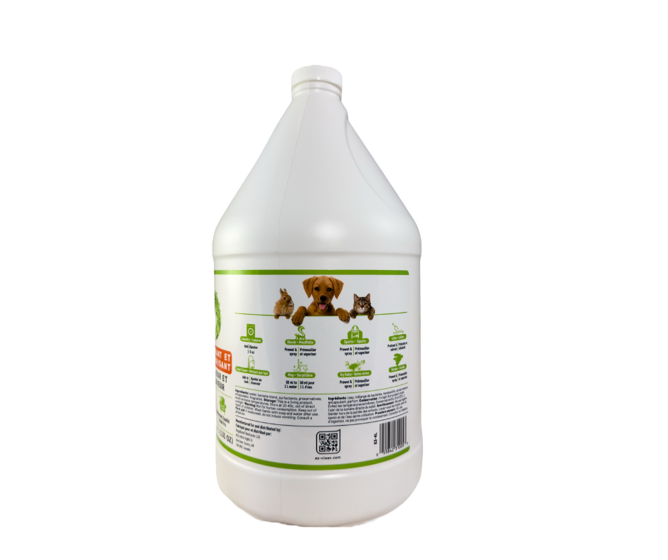 Ez-Clean Concentrated Bioenzyme, Indoor/Outdoor Odour Remover (4 L Jug)
