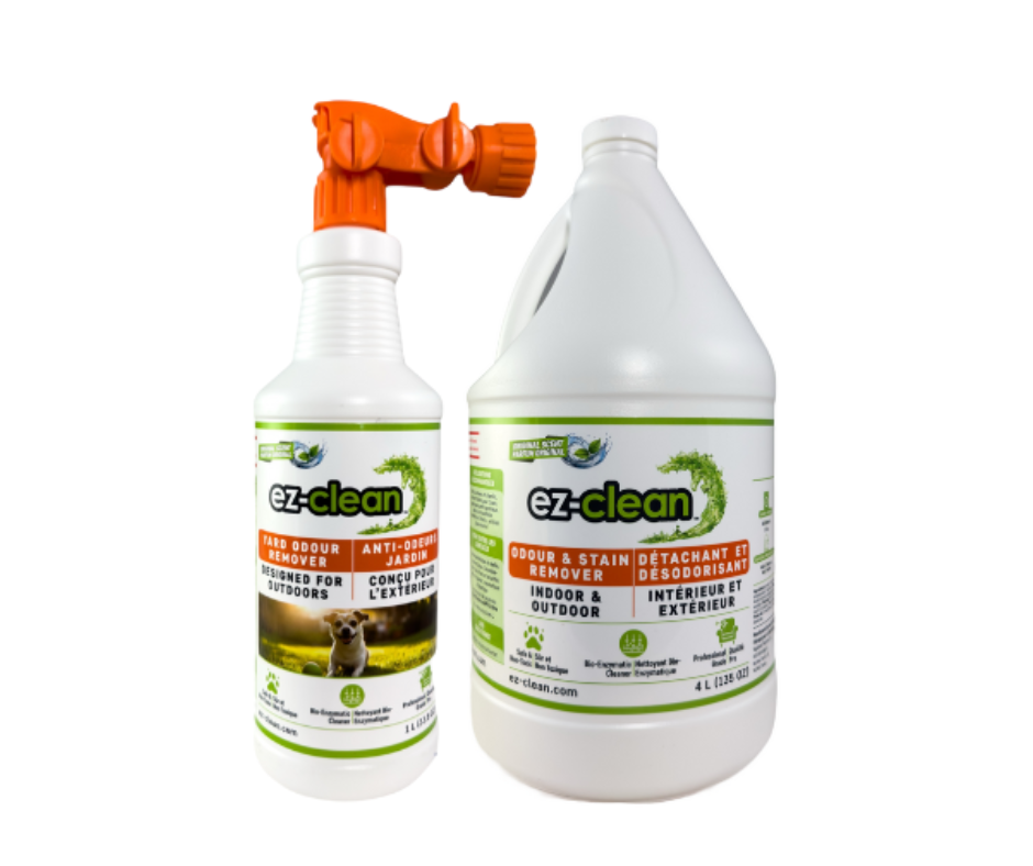 Ez-Clean Concentrated Bioenzyme, Indoor/Outdoor Odor Remover (Home &amp; Yard Package)