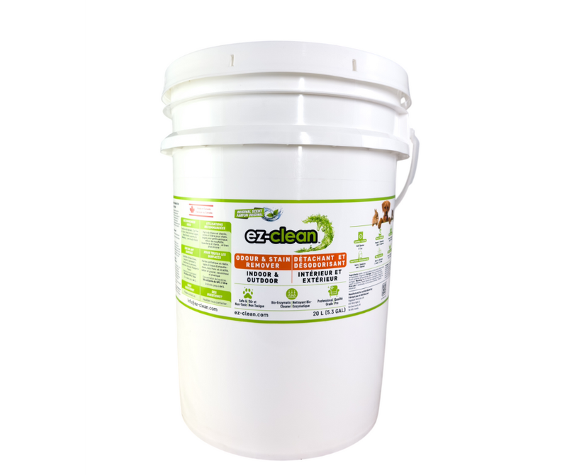 Ez-Clean Concentrated Bioenzyme, Indoor/Outdoor Odour Remover (20 L Bucket)