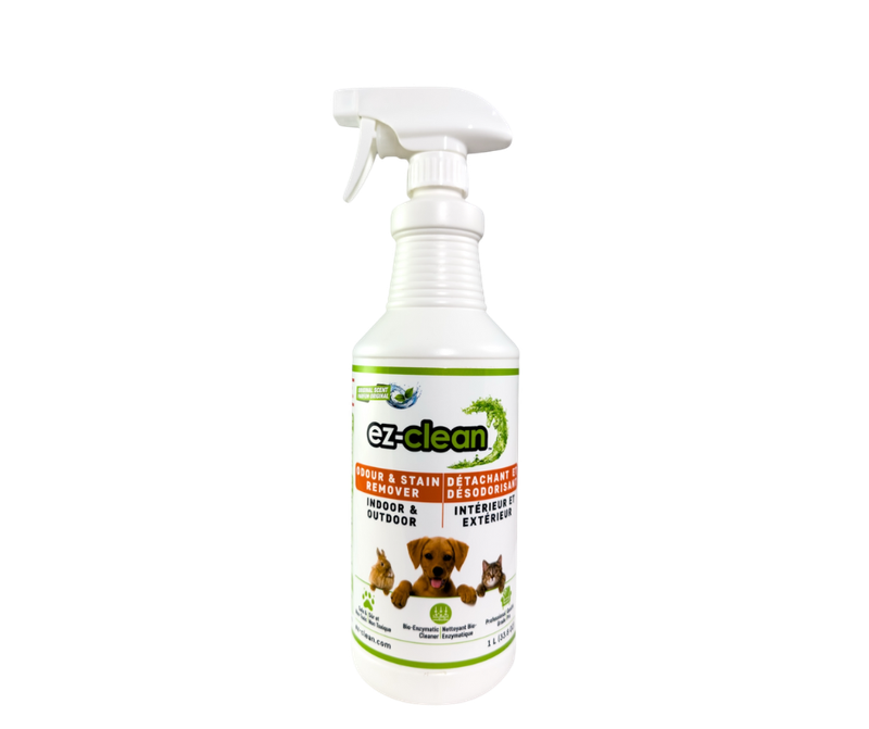 Ez-Clean Concentrated Bioenzyme, Indoor/Outdoor Odour Remover (1 L Spray)