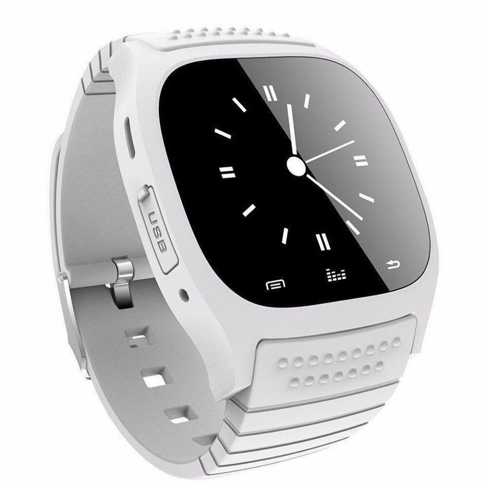 M26 Bluetooth Smart Watch Unisex White