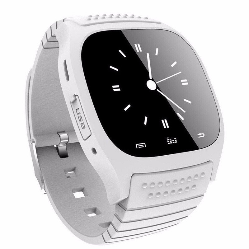 M26 Bluetooth Smart Watch Unisex White