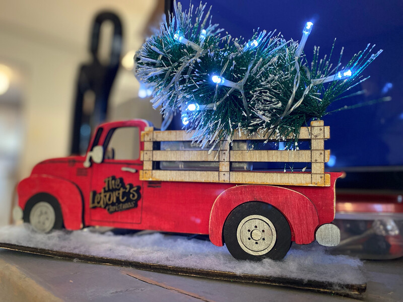 The Red Christmas Truck