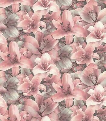 Lilium.
Артикул: РР71461-хх, РР71462-хх.
Винил горячего тиснения на флизелиновой основе.
Размер: 1,06х10,05м