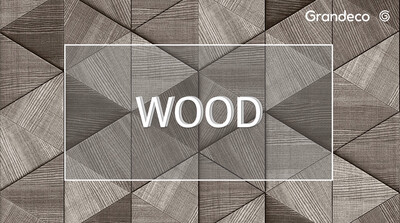WOOD.
Артикул: R1411xx, R1410хх.
Обои горячего тиснения на флизелиновой основе.
Размер: 1,06 х 10,05м