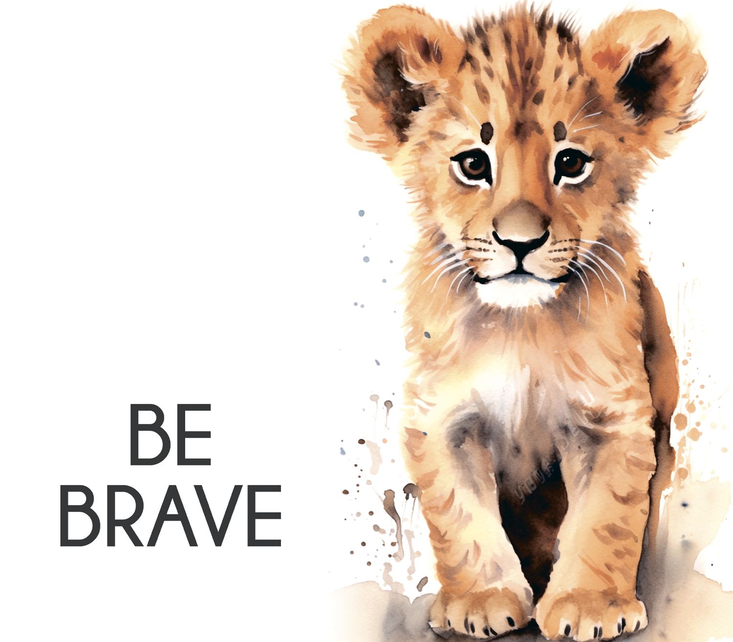 Картина на холсте BE YOURSELF, арт.8233033, размер 30*30 см