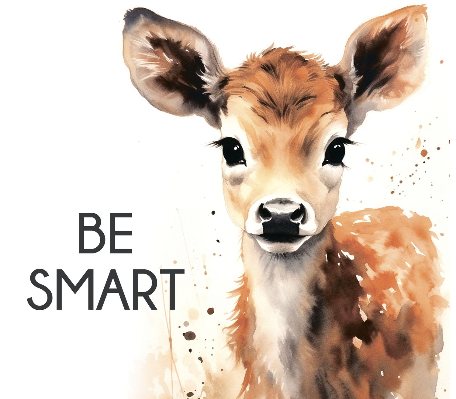 Картина на холсте BE YOURSELF, арт.8245035, размер 40*50 см