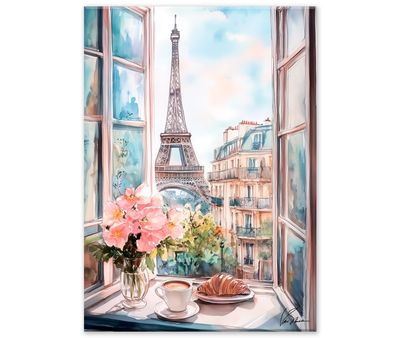 Картина на холсте PARIS, арт.8257066, размер 50*70 см