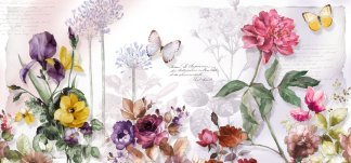 Флора. Фотообои, цветы. Размер: 291х136 см.