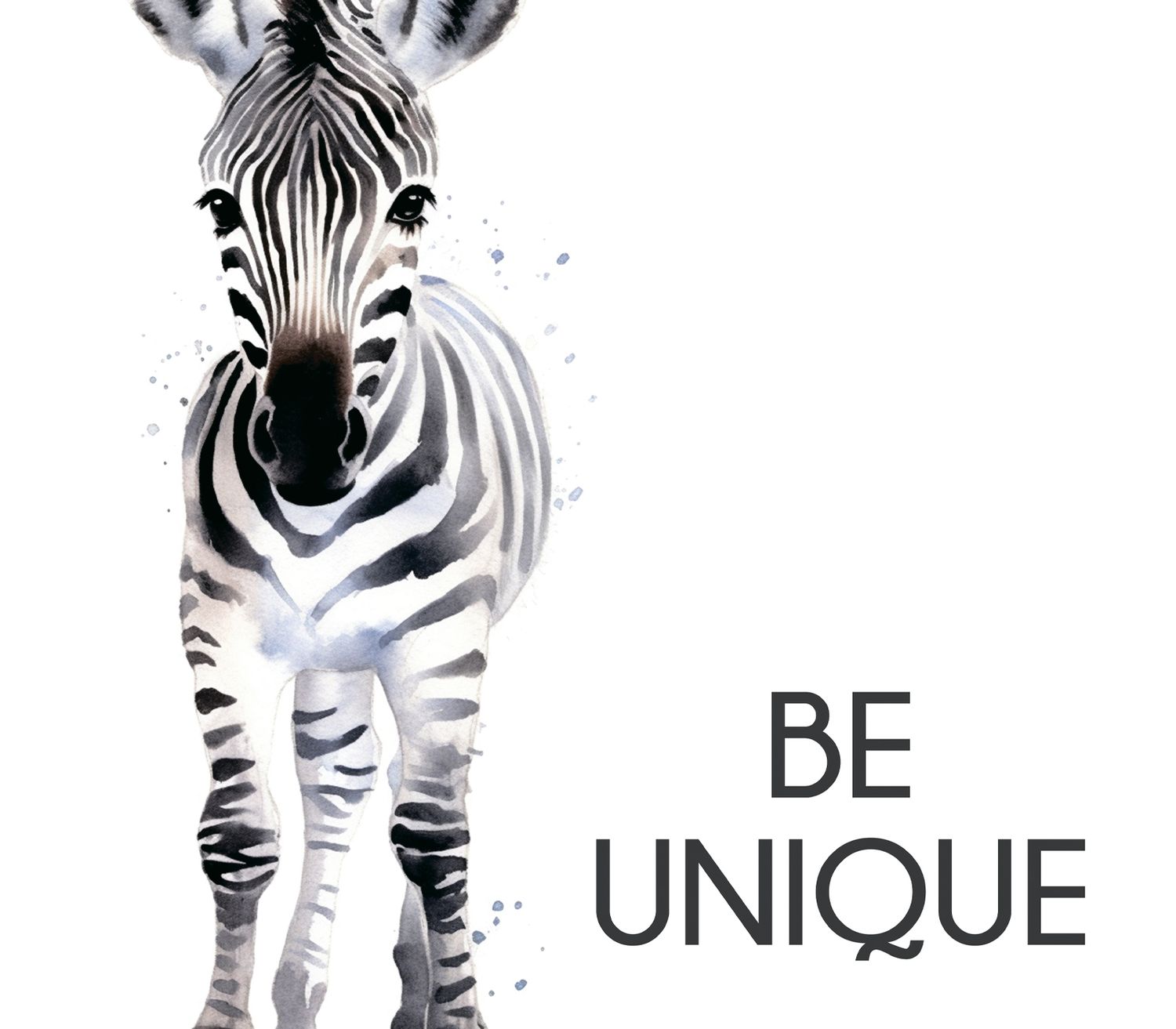 Картина на холсте BE YOURSELF, арт.8245034, размер 40*50 см