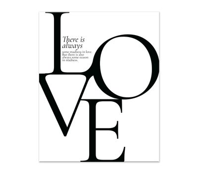 Картина на холсте LOVE NOW, арт. 8245013, размер 40*50 см
