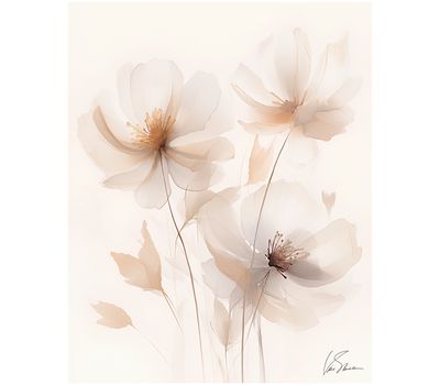 Картина на холсте FLOWERS, арт. 8246057, размер 40*50 см