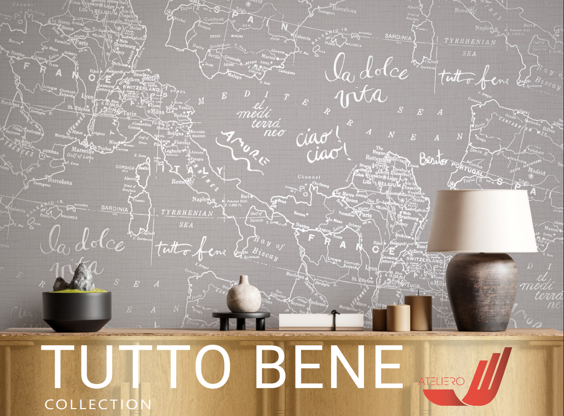 Tutto bene. Артикул: 58867хх, 58868х. Винил горячего тиснения на флизелиновой основе. Размер: 1,06 х 10,05 м
