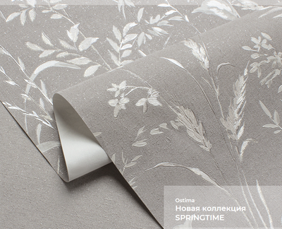 SPRINGTIME.    Артикул: 58900х, 58901х.  Винил горячего тиснения на флизелиновой основе. Размер: 1,06 х 10,05м