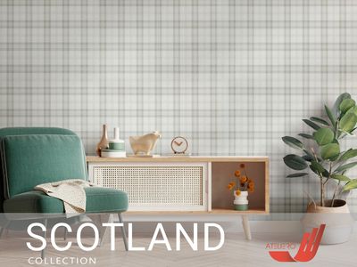 Scotland. Артикул: 58973х, 58974х. Винил горячего тиснения на флизелиновой основе. Размер: 1,06 х 10,05м